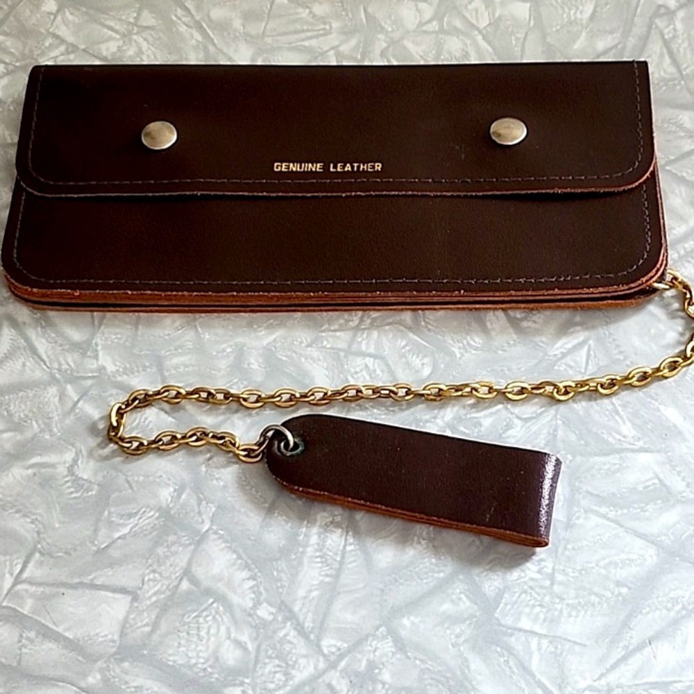 Vintage Leather Handmade Biker Chain Wallet